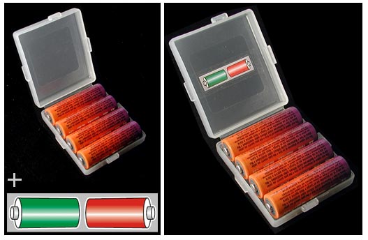Charge indicator for battery case - DIY