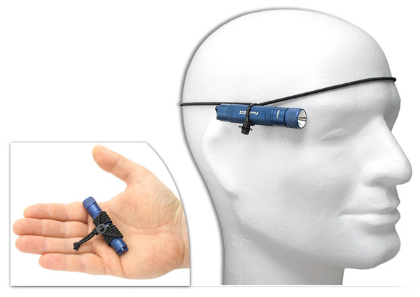 Mini flashlight holder, headlamp - DIY Flashlight holder